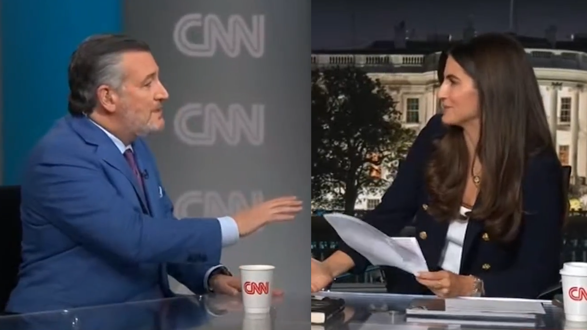 Ted Cruz and Kaitlan Collins Argue Over Talarico